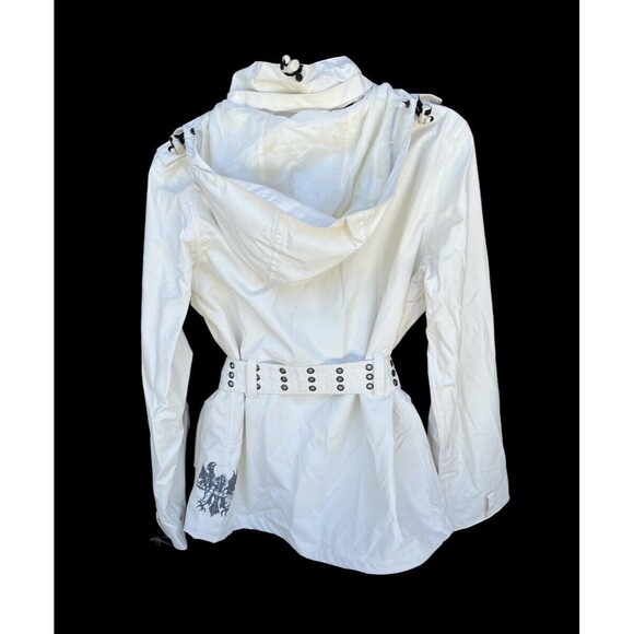 NWT ROXY X-Series Atomic Fireball Belted‎ Hooded Jacket White Size X-Small - Picture 2 of 16